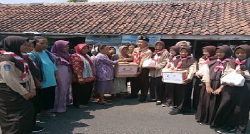 Peringatan Hari Pramuka Ke-58 di SMP Negeri 5 Wates