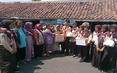 Peringatan Hari Pramuka Ke-58 di SMP Negeri 5 Wates